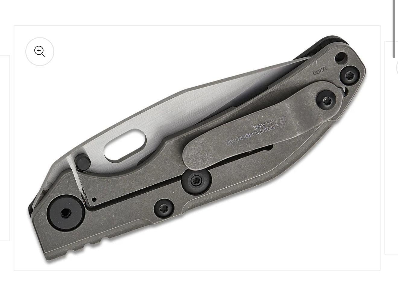 Duane Dwyer BBNM Carbon Fiber tanto Frame Lock Folding Knife Satin/Hamon Bowie