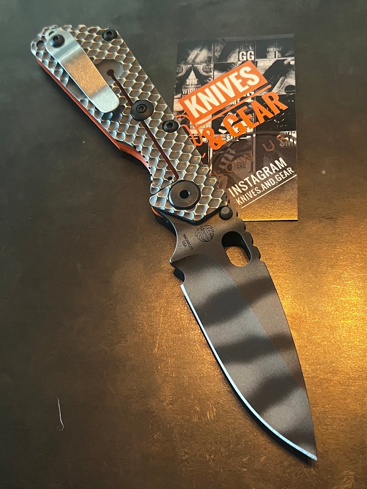 Strider DGG Orange G10/ Ti