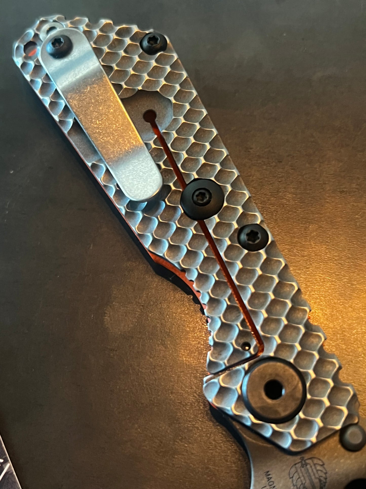 Strider DGG Orange G10/ Ti