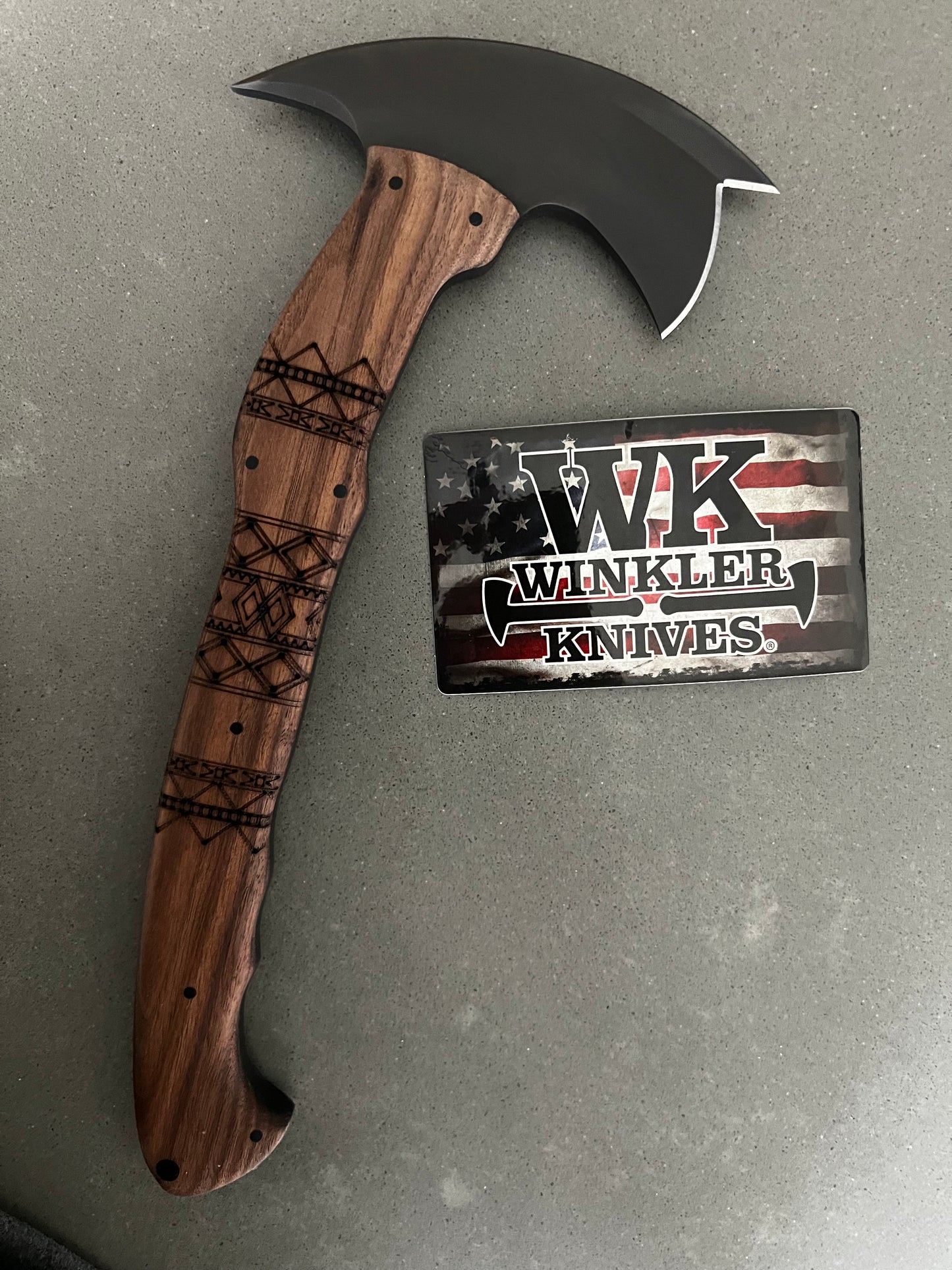 Winkler RnD with front spike walnut tribal