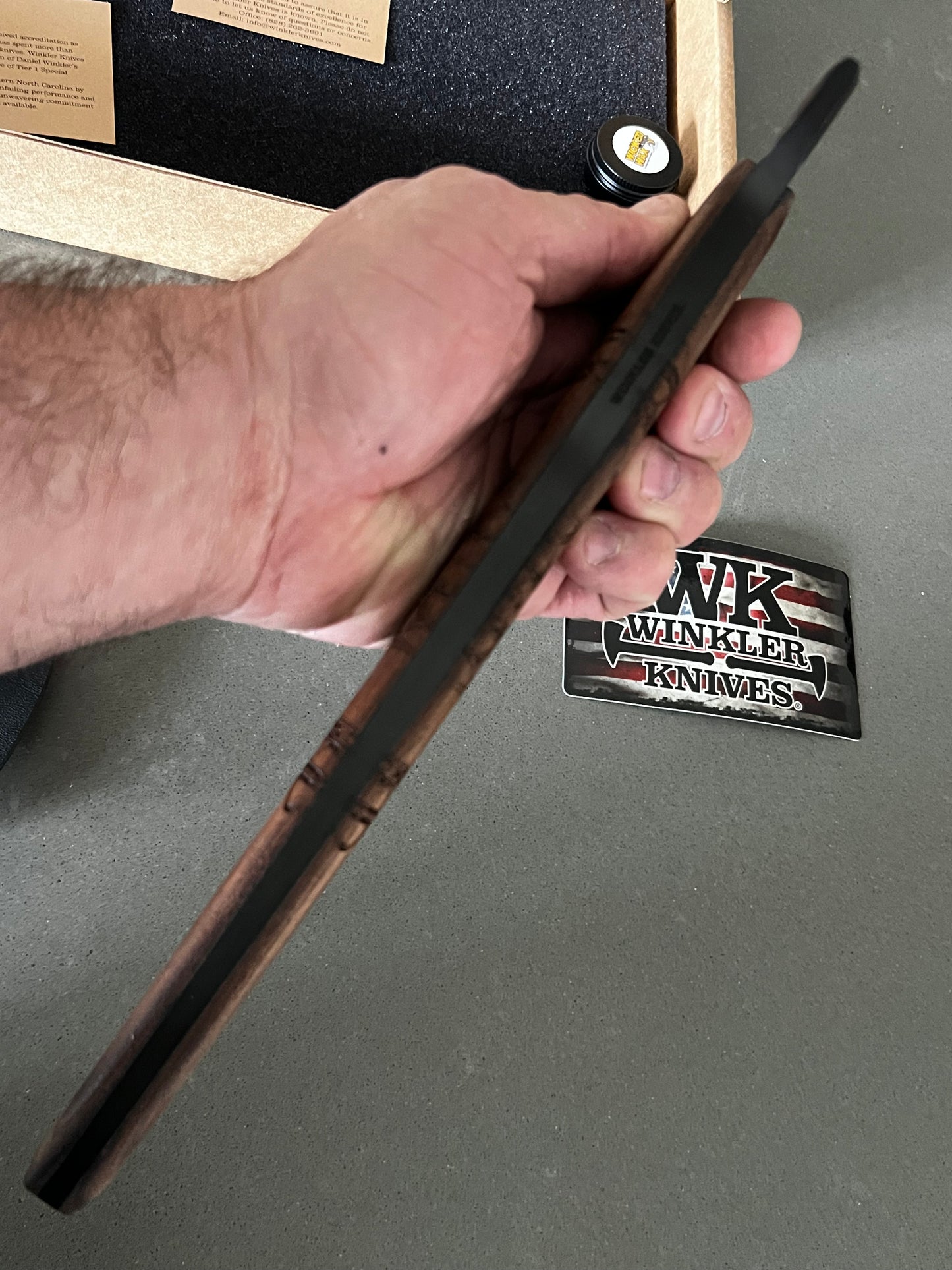 Winkler RnD with front spike walnut tribal