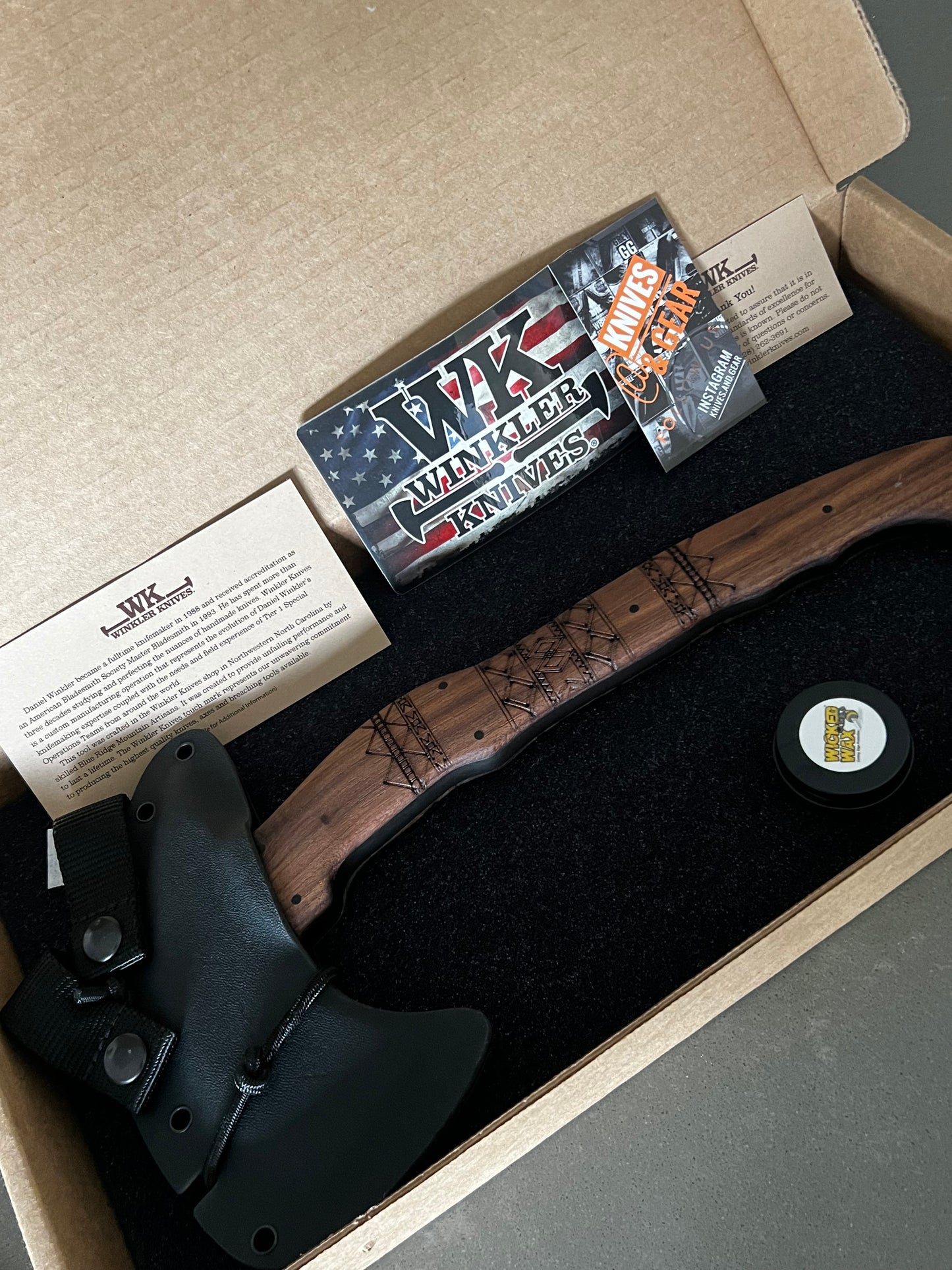 Winkler RnD with front spike walnut tribal