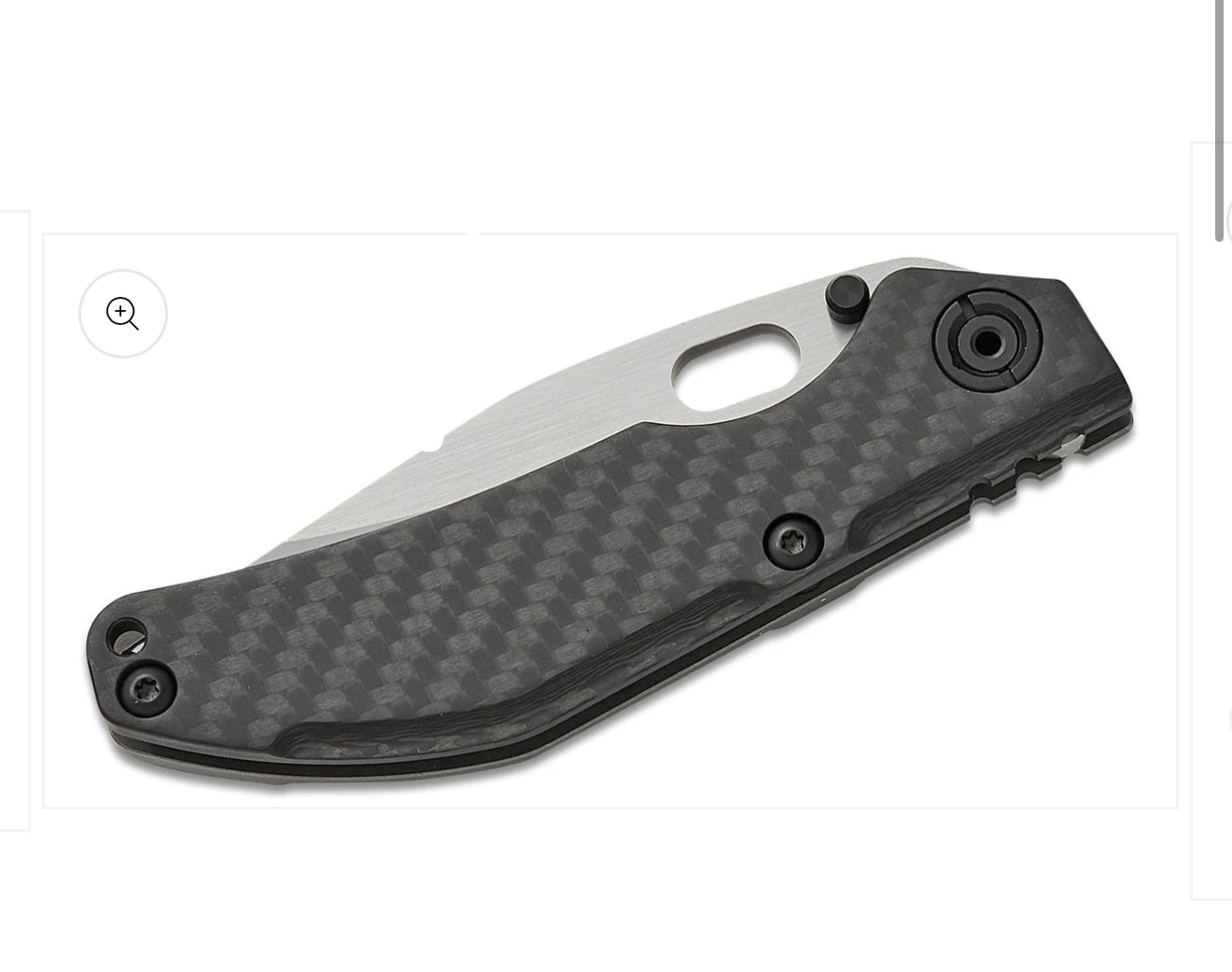 Duane Dwyer BBNM Carbon Fiber tanto Frame Lock Folding Knife Satin/Hamon Bowie