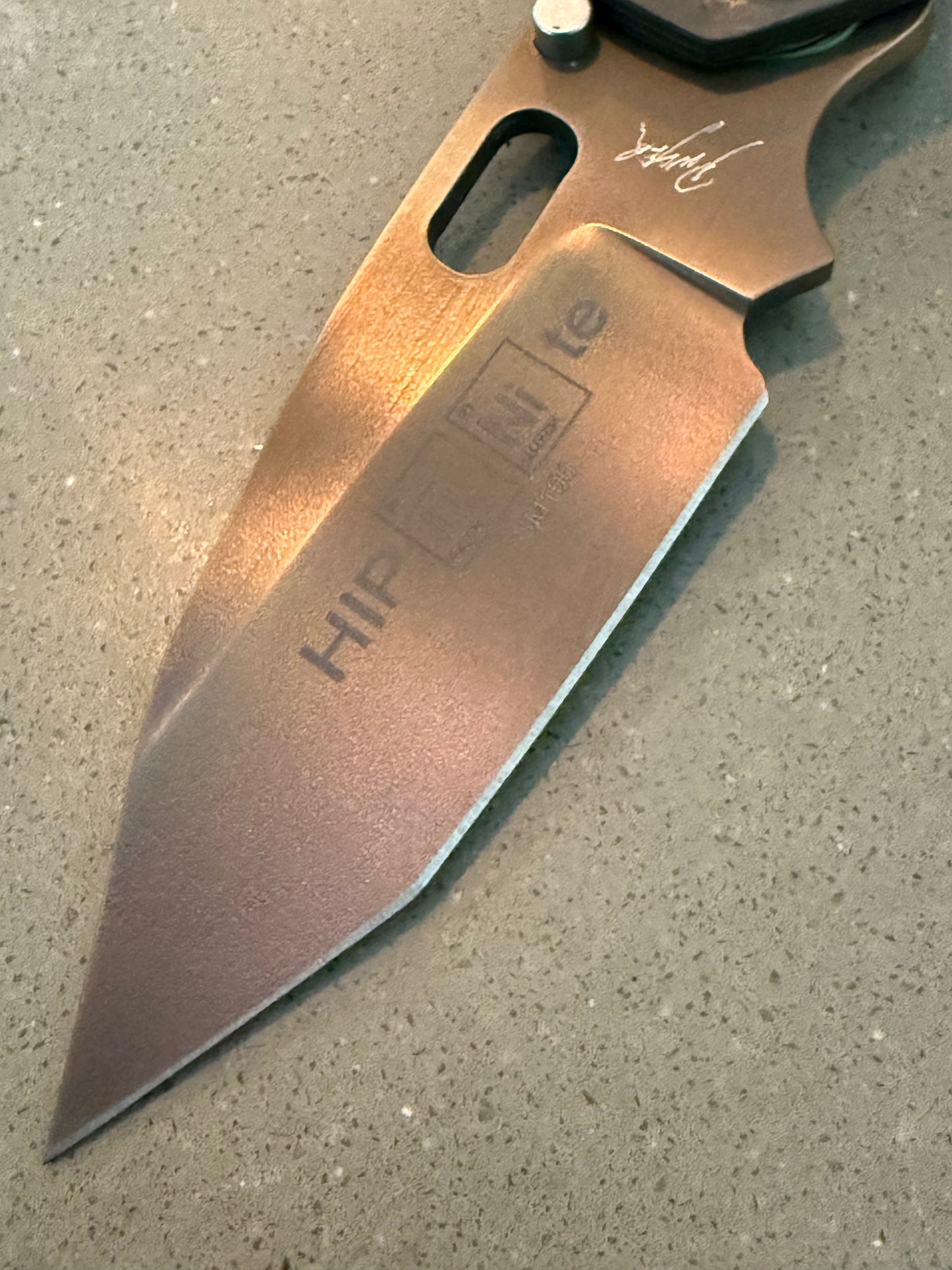 Duane Dwyer BBN-M sm100 tanto, F35 carbon fiber