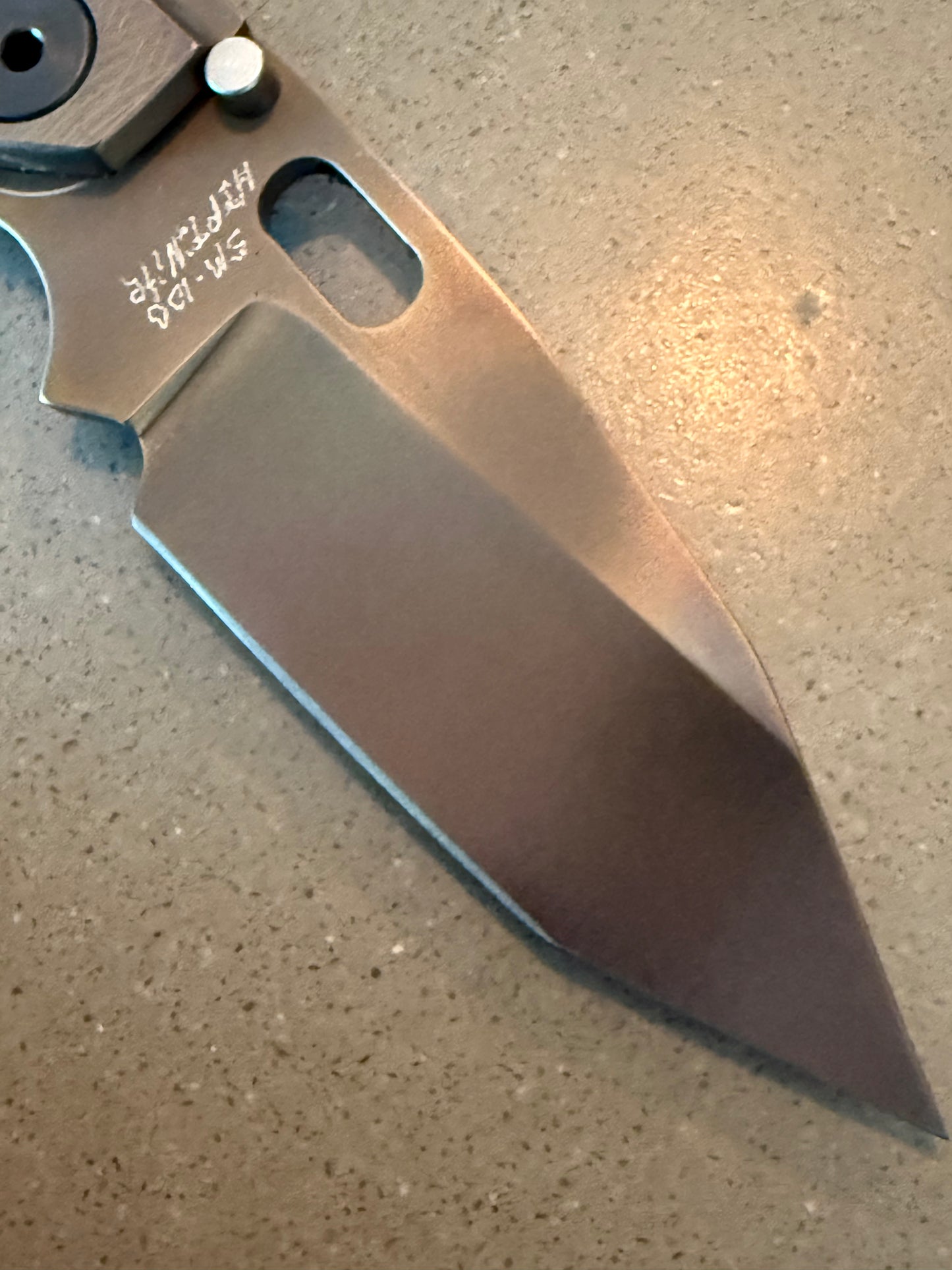 Duane Dwyer BBN-M sm100 tanto, F35 carbon fiber