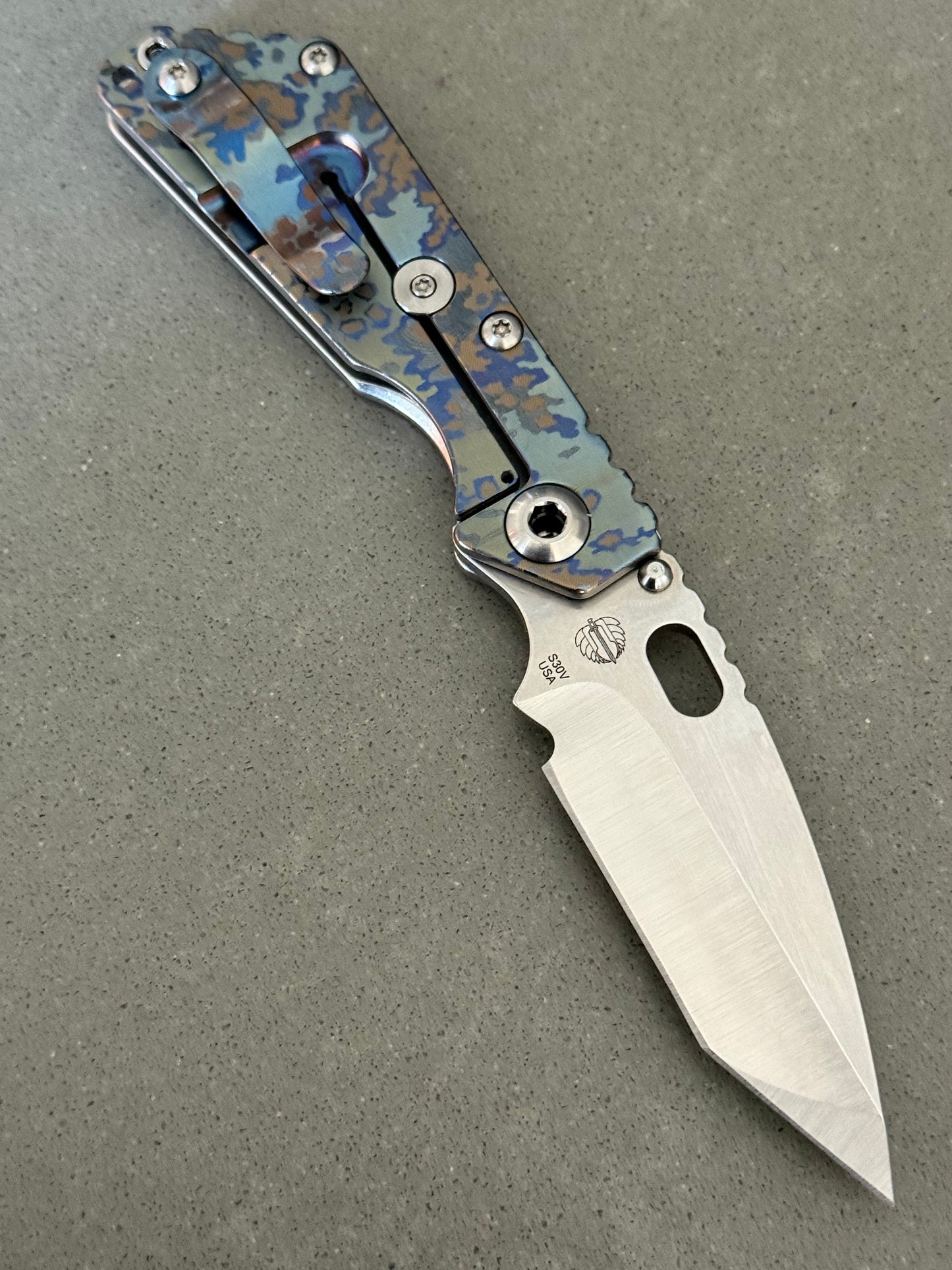 Strider Knives SnG Tanto Partisan camo