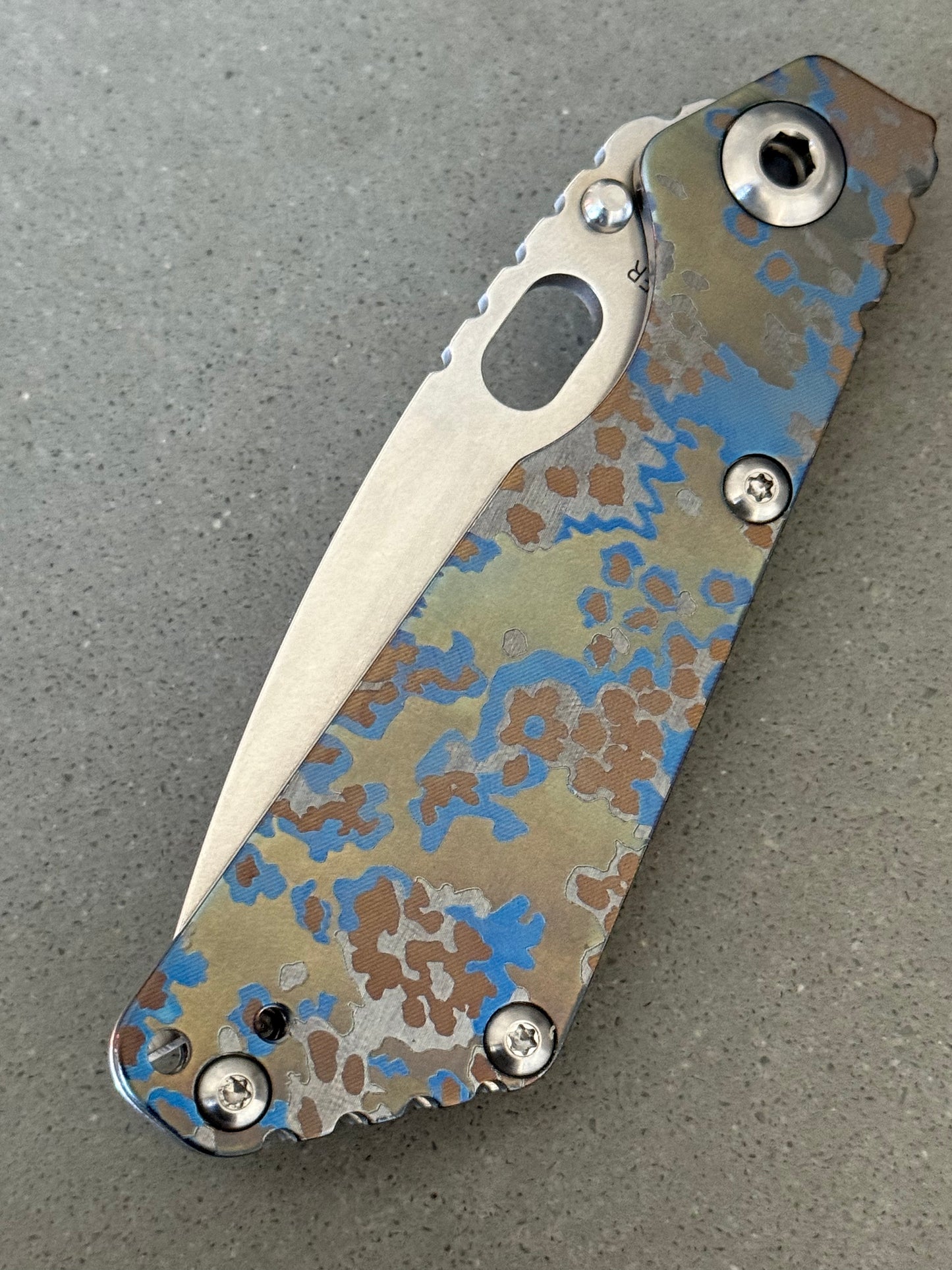 Strider Knives SnG Tanto Partisan camo