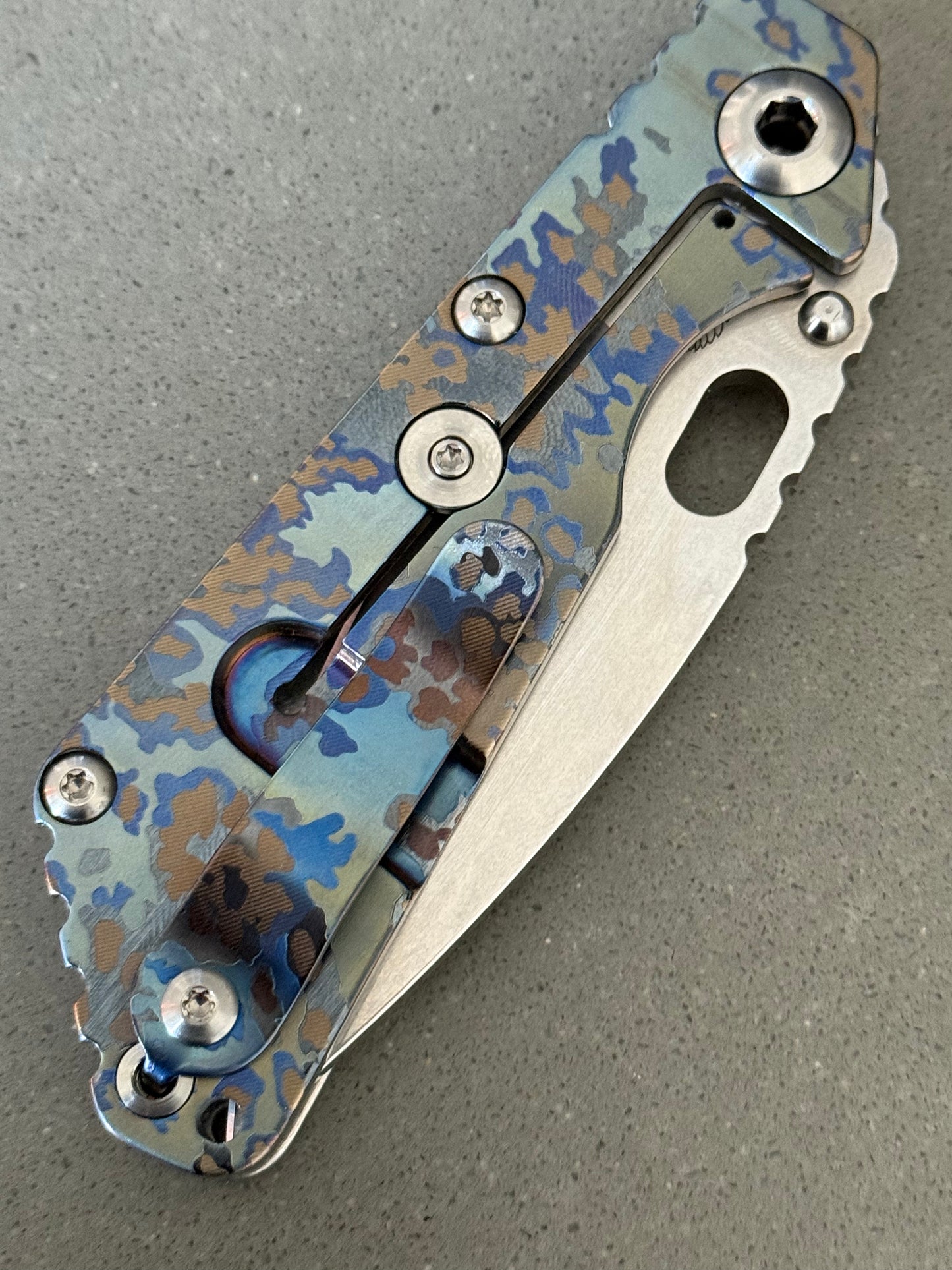 Strider Knives SnG Tanto Partisan camo