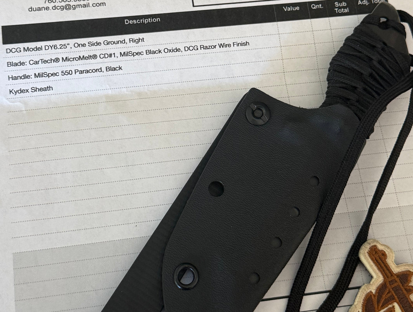 Dwyer GY fixed blade