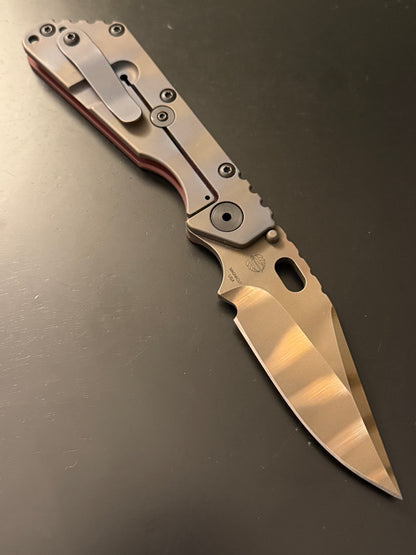 Strider SMF heat colored ghost finish