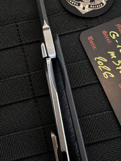 Borka Blades SB Reaper – Sebastijan Berenji & Sean Marfione – Hand-Ground M390 – G10/Titanium