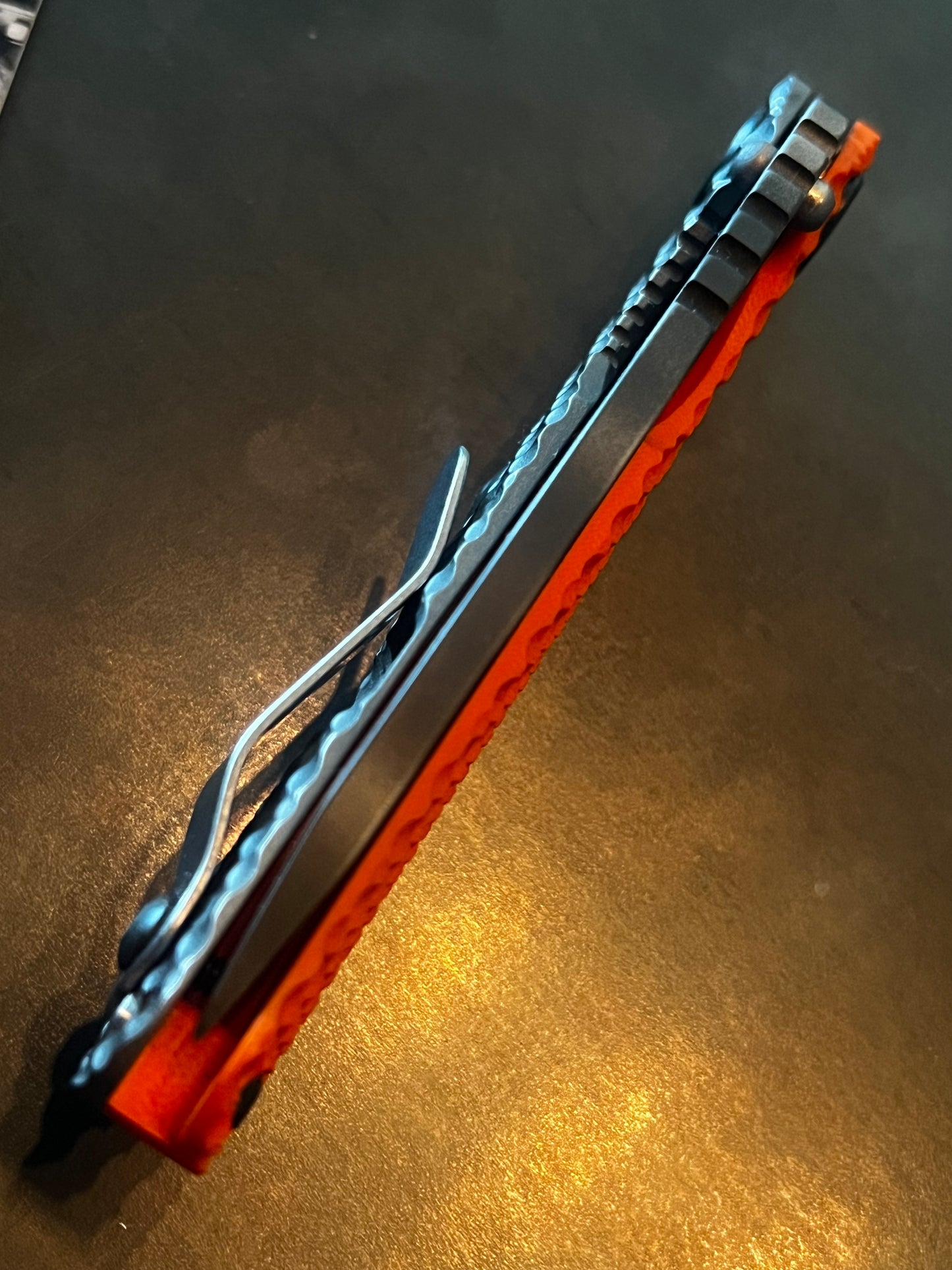 Strider DGG Orange G10/ Ti