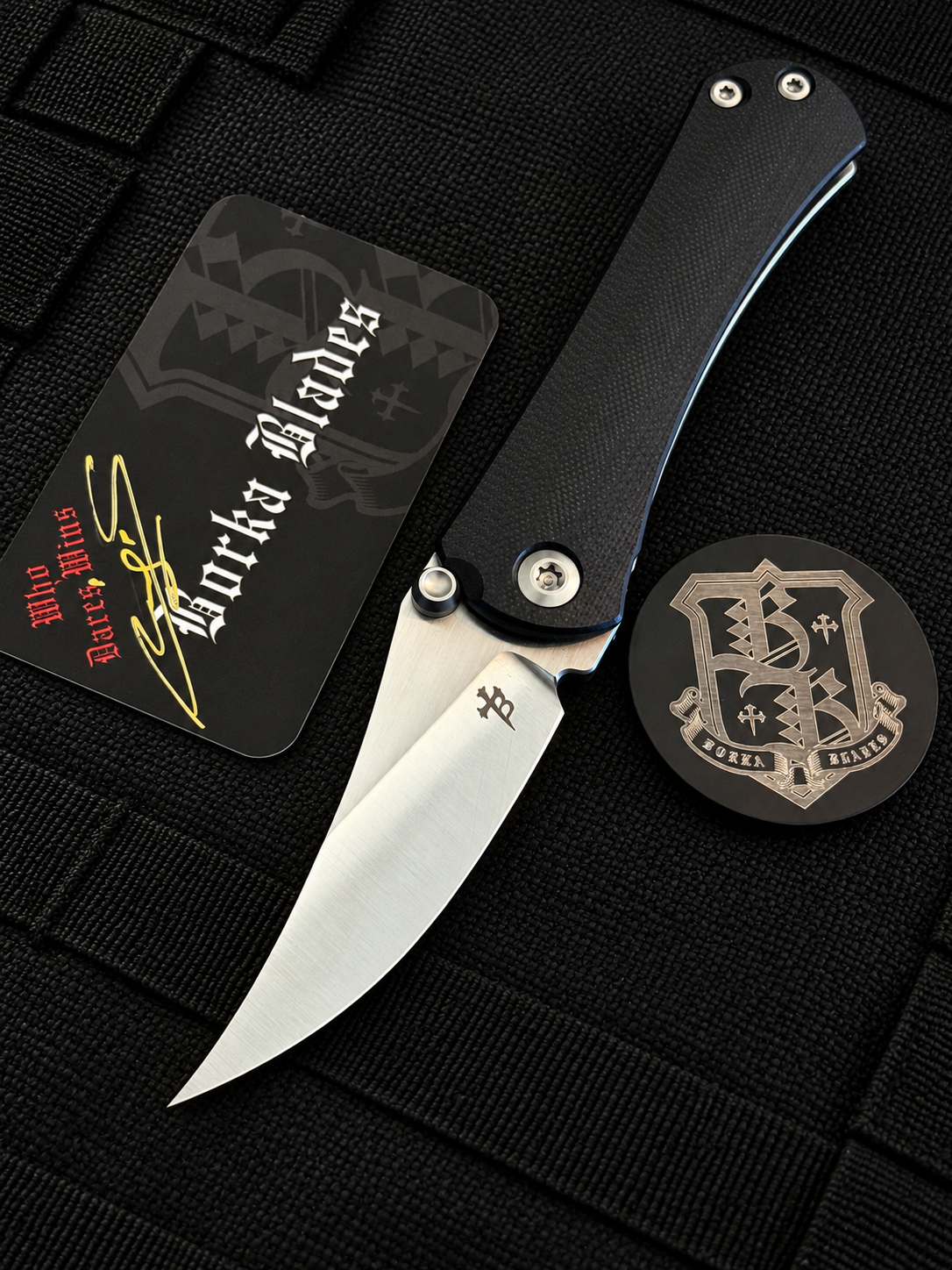Borka Blades SB Reaper – Sebastijan Berenji & Sean Marfione – Hand-Ground M390 – G10/Titanium