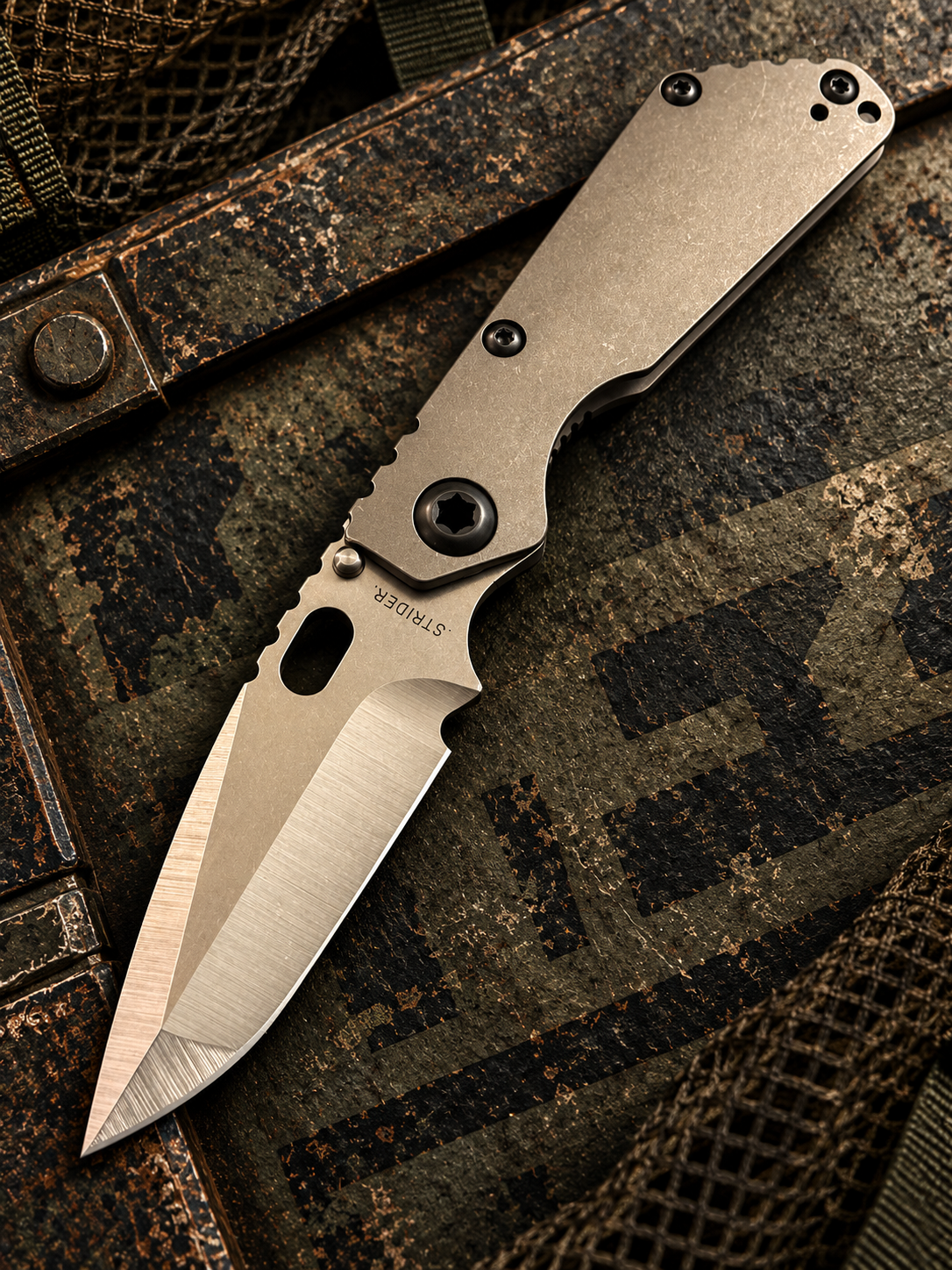 Strider SnG CC – MagnaCut Compound Grind / Full Titanium