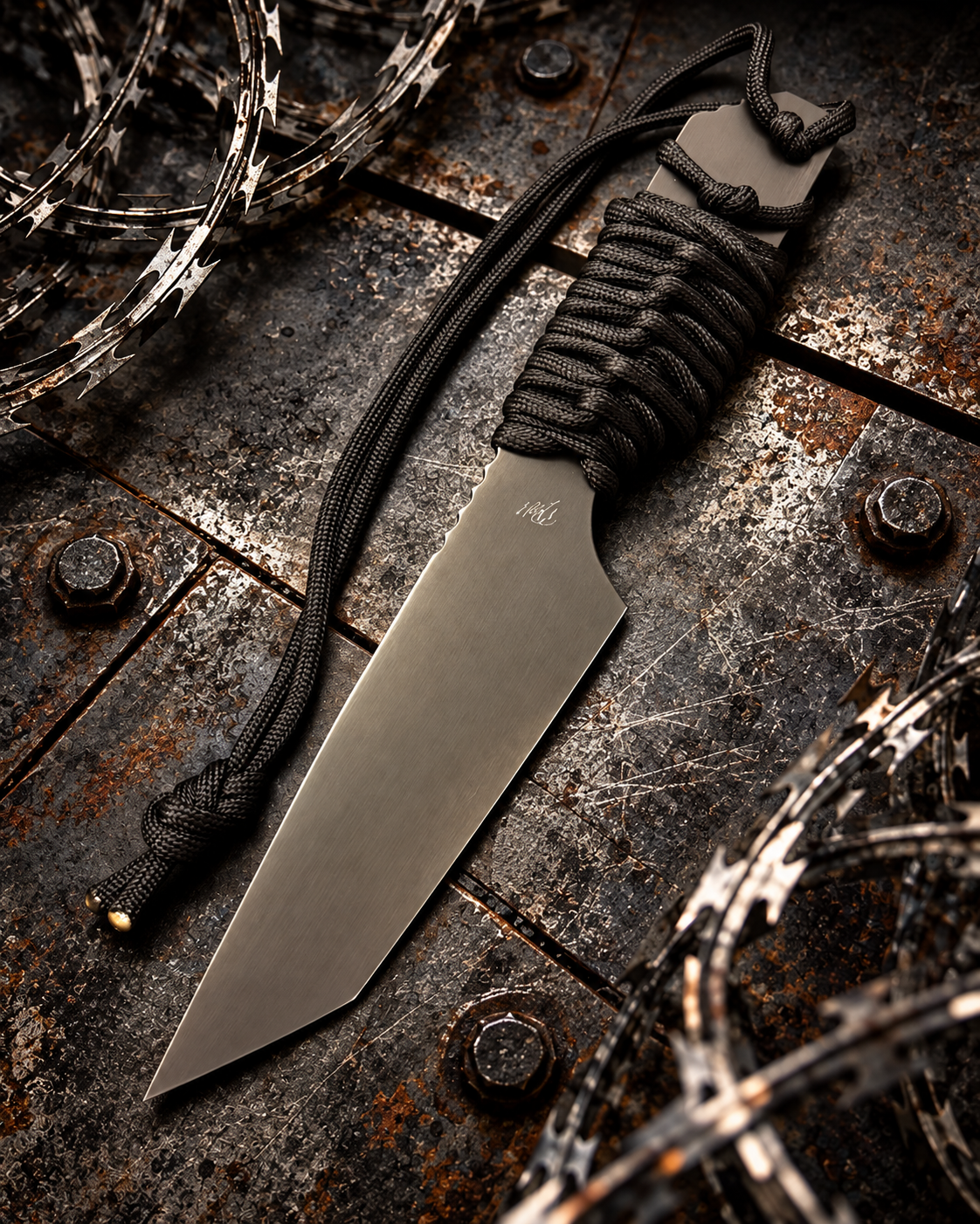 Duane Dwyer Custom DB-L – Hand-Ground PD#1 Tanto