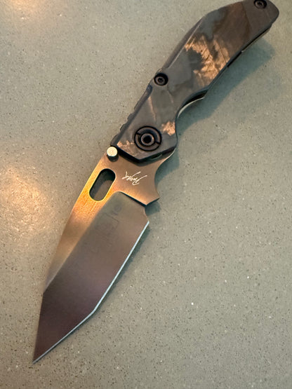 Duane Dwyer BBN-M sm100 tanto, F35 carbon fiber