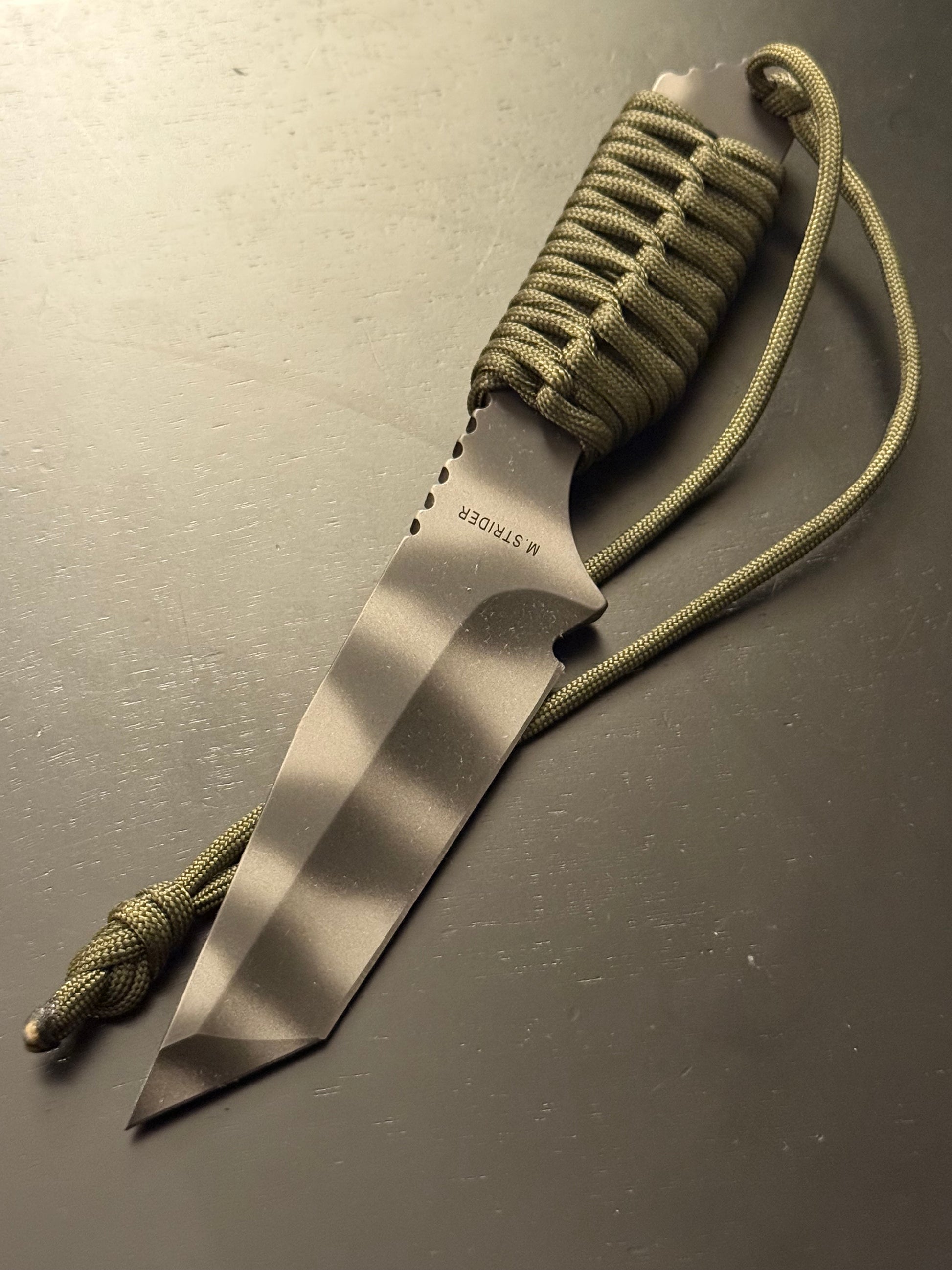 Strider Knives, Strider knife, Strider fixed blade, Strider DB-L, Strider DBL, Strider GG, Strider DB-L GG, Strider DB, Dwyer fixed blades, tactical fixed blade, tactical knife, tactical knives, Strider tactical